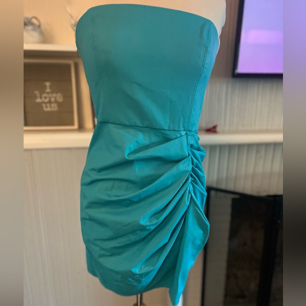 Soft leather dress